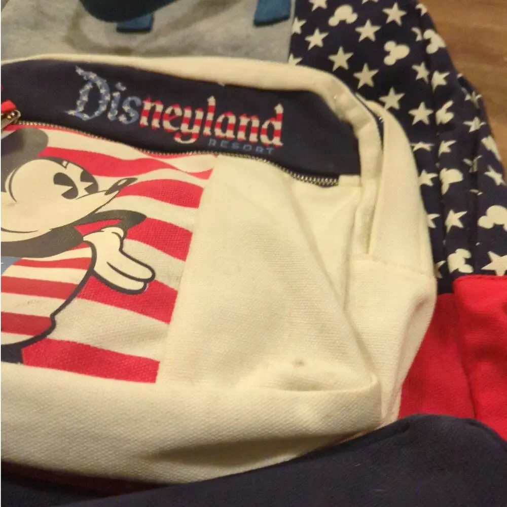 VTG Disney Disneyland Mickey Mouse America USA Backpack Disneyworld‎